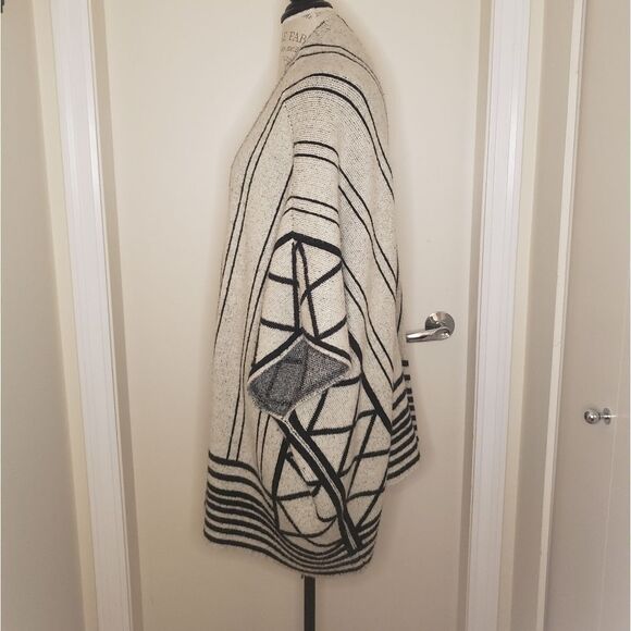 Vero Moda art-deco knit sweater coat - Picture 4 of 12